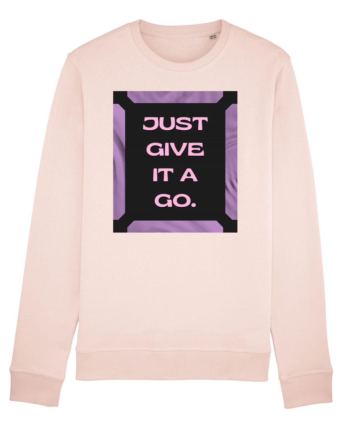 Bluză mânecă lungă Unisex Rise Candy Pink