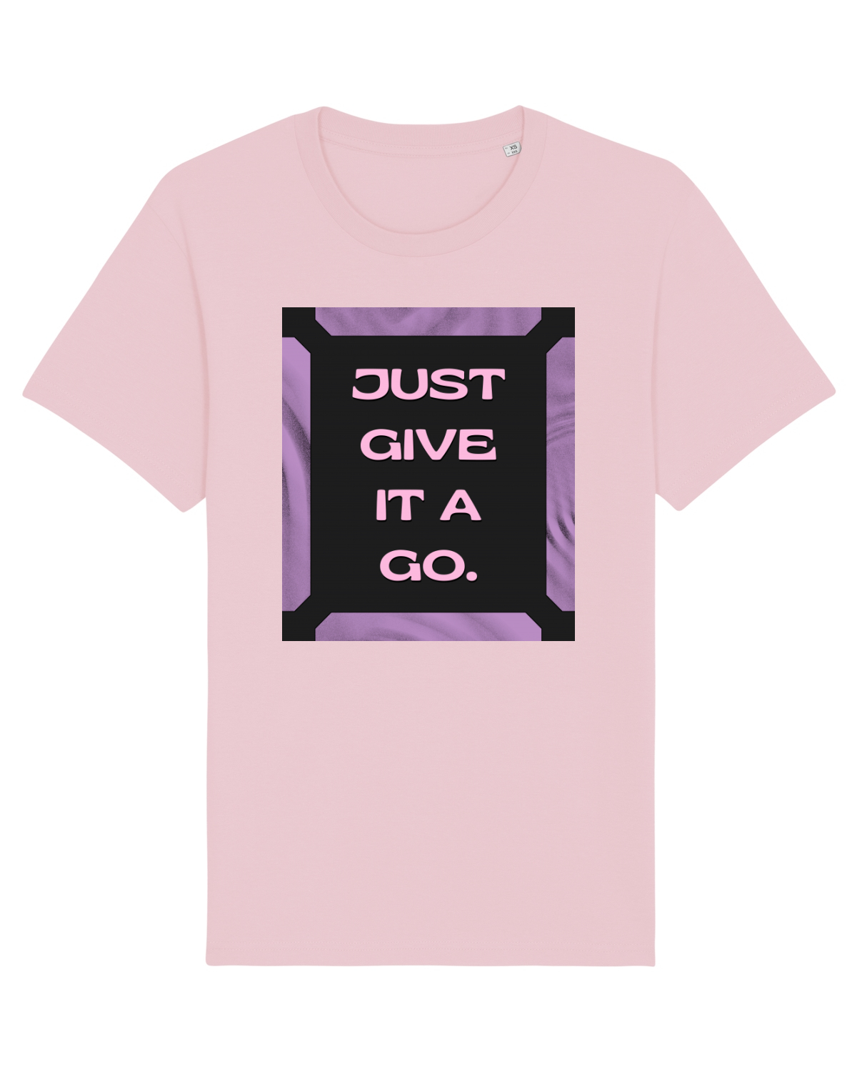 Tricou mânecă scurtă Unisex Rocker Cotton Pink