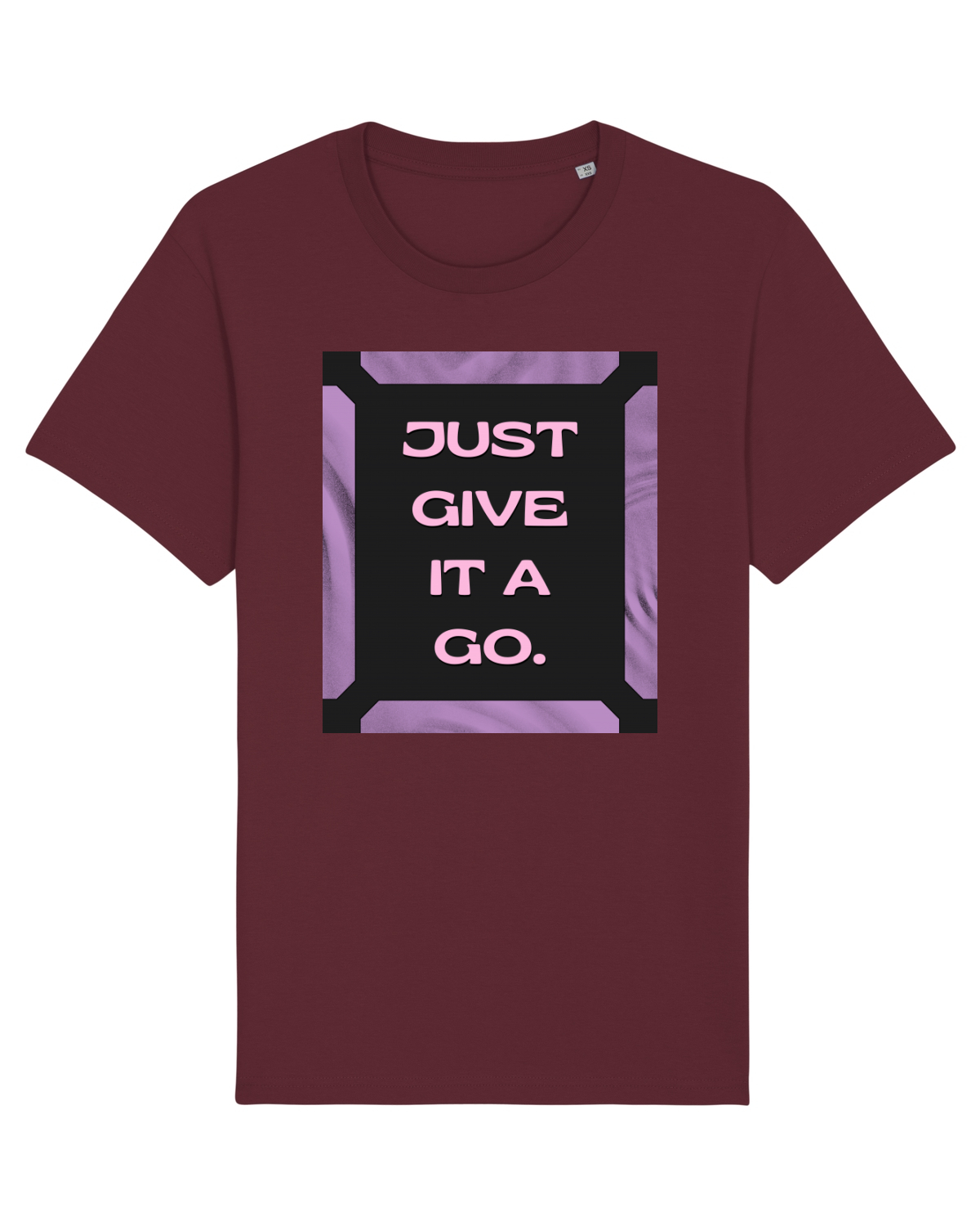 Tricou mânecă scurtă Unisex Rocker Burgundy