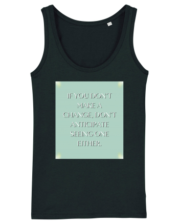 if you donn t make a change... Black