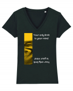 your only limit is your mind Tricou mânecă scurtă guler V Damă Evoker