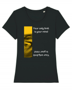 your only limit is your mind Tricou mânecă scurtă guler larg fitted Damă Expresser