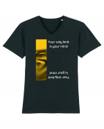 your only limit is your mind Tricou mânecă scurtă guler V Bărbat Presenter