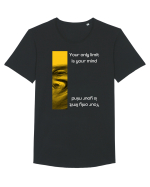 your only limit is your mind Tricou mânecă scurtă guler larg Bărbat Skater