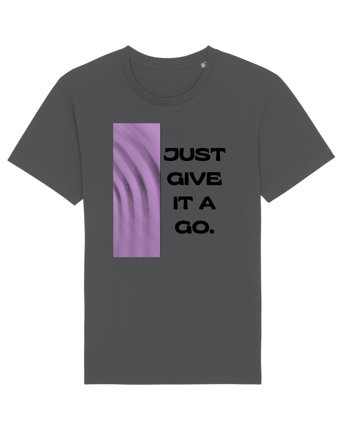 Tricou mânecă scurtă Unisex Rocker Anthracite