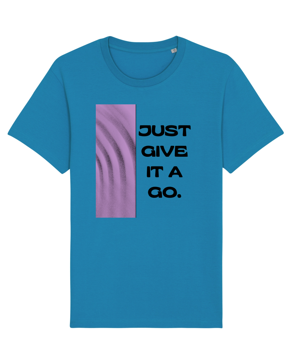Tricou mânecă scurtă Unisex Rocker Azur