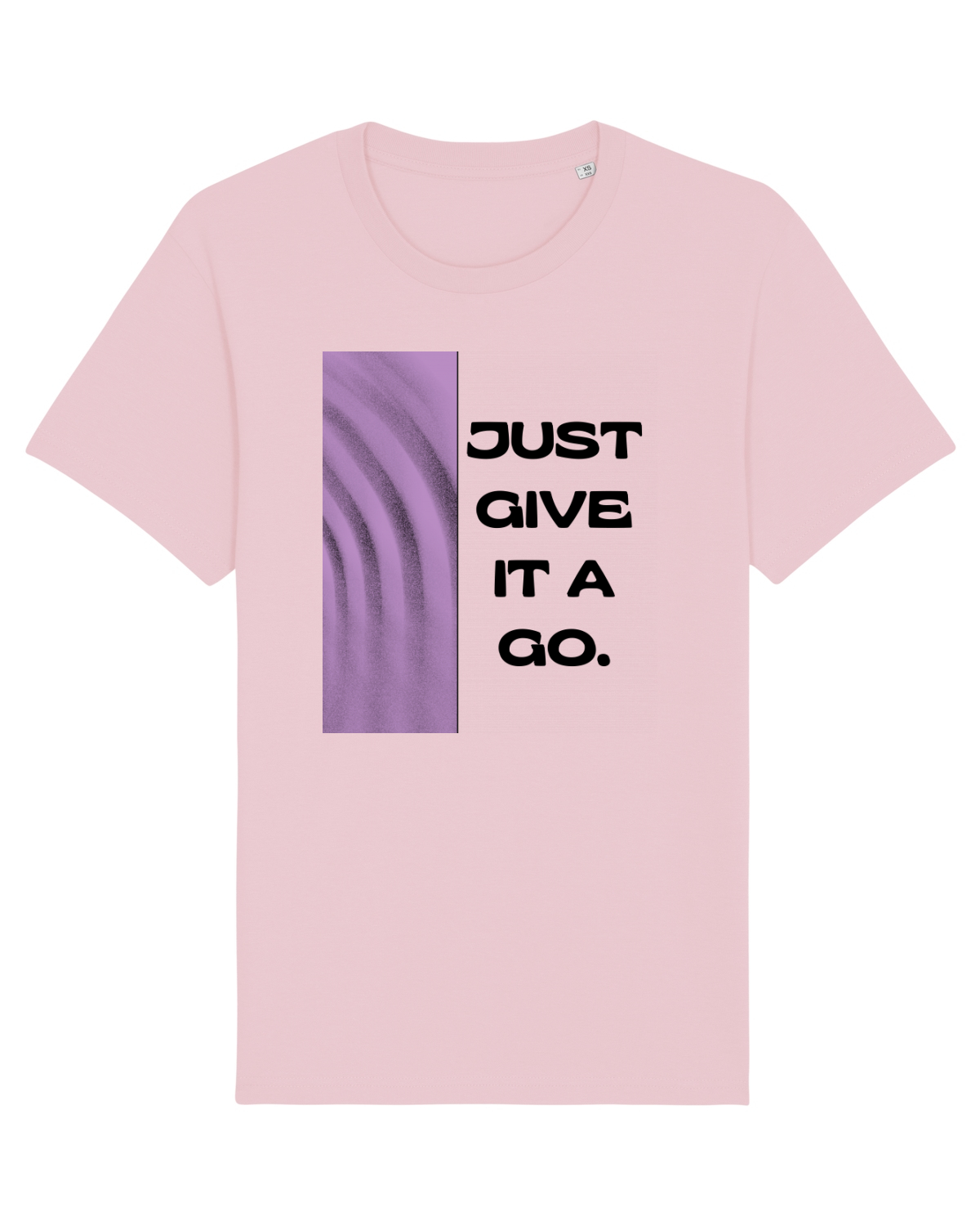Tricou mânecă scurtă Unisex Rocker Cotton Pink