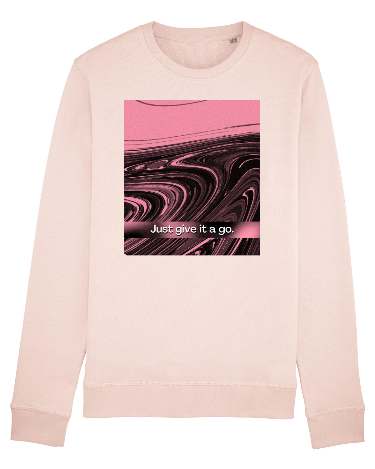 Bluză mânecă lungă Unisex Rise Candy Pink