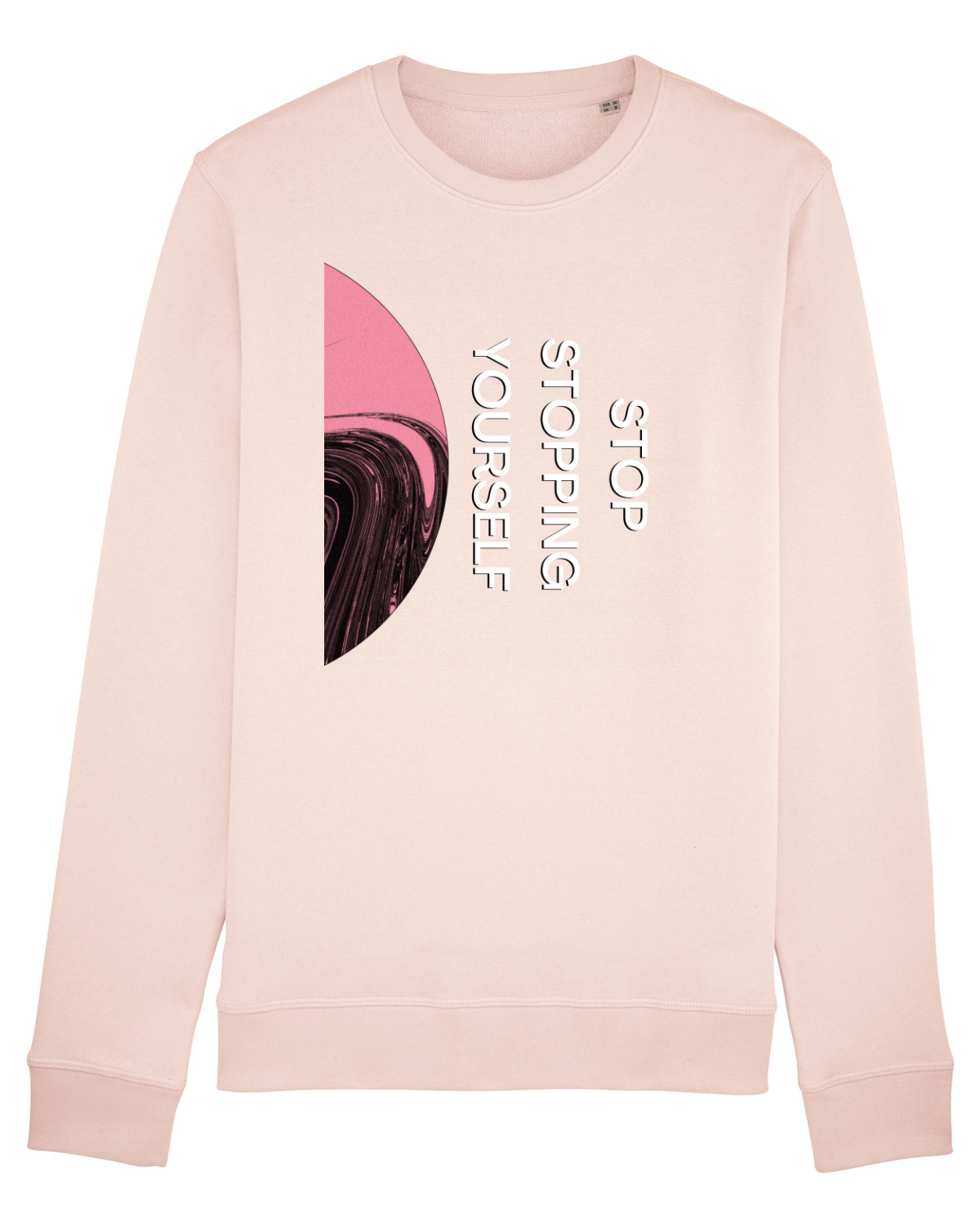 Bluză mânecă lungă Unisex Rise Candy Pink