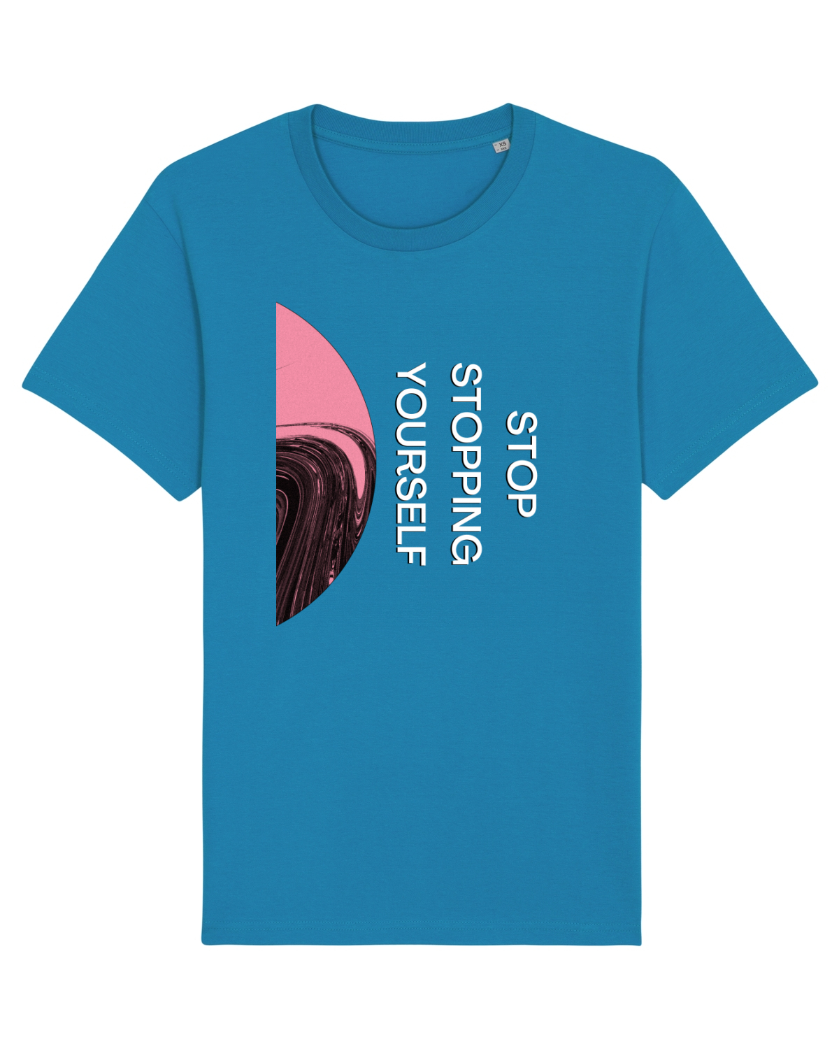 Tricou mânecă scurtă Unisex Rocker Azur