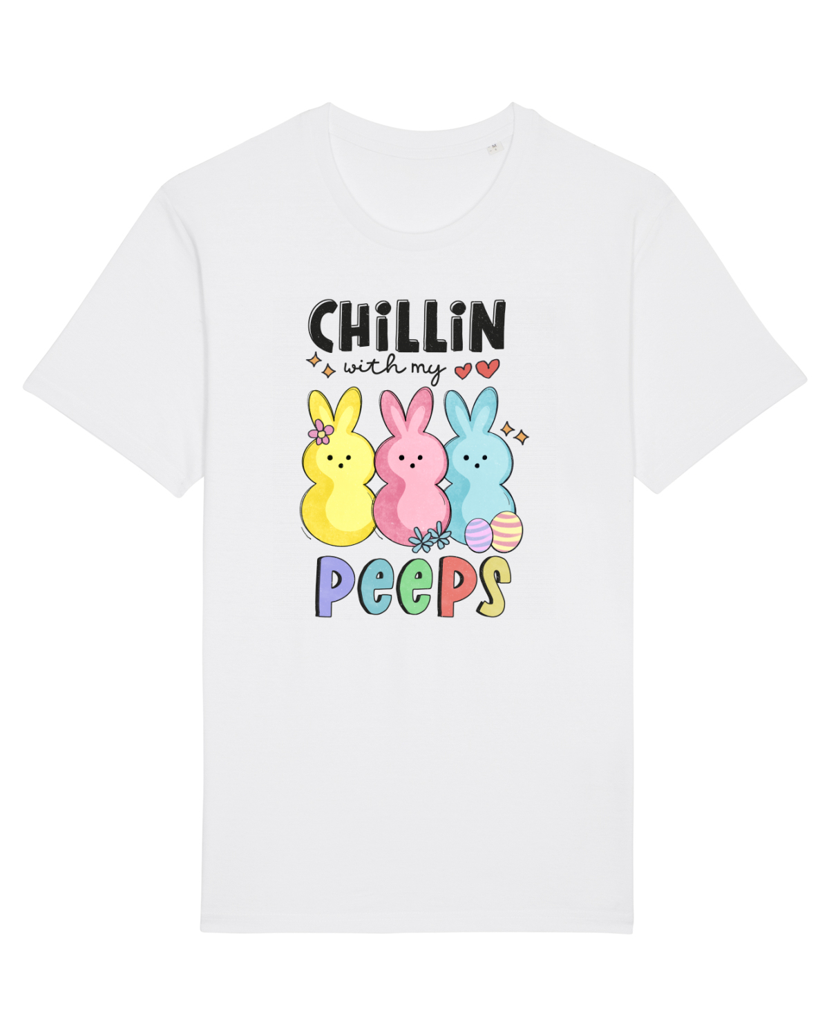 Tricou mânecă scurtă Unisex Rocker White