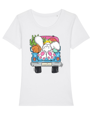 Funny Easter Truck White