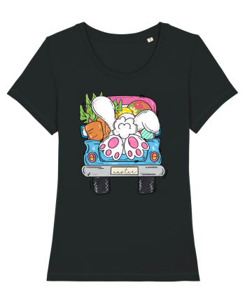 Funny Easter Truck Black