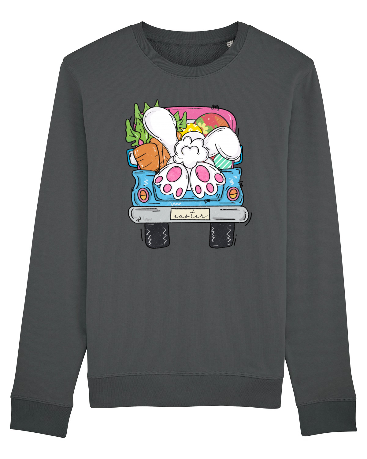 Bluză mânecă lungă Unisex Rise Anthracite