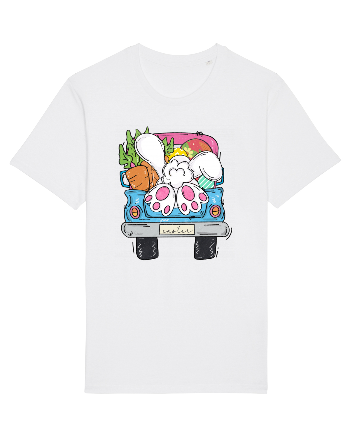 Tricou mânecă scurtă Unisex Rocker White