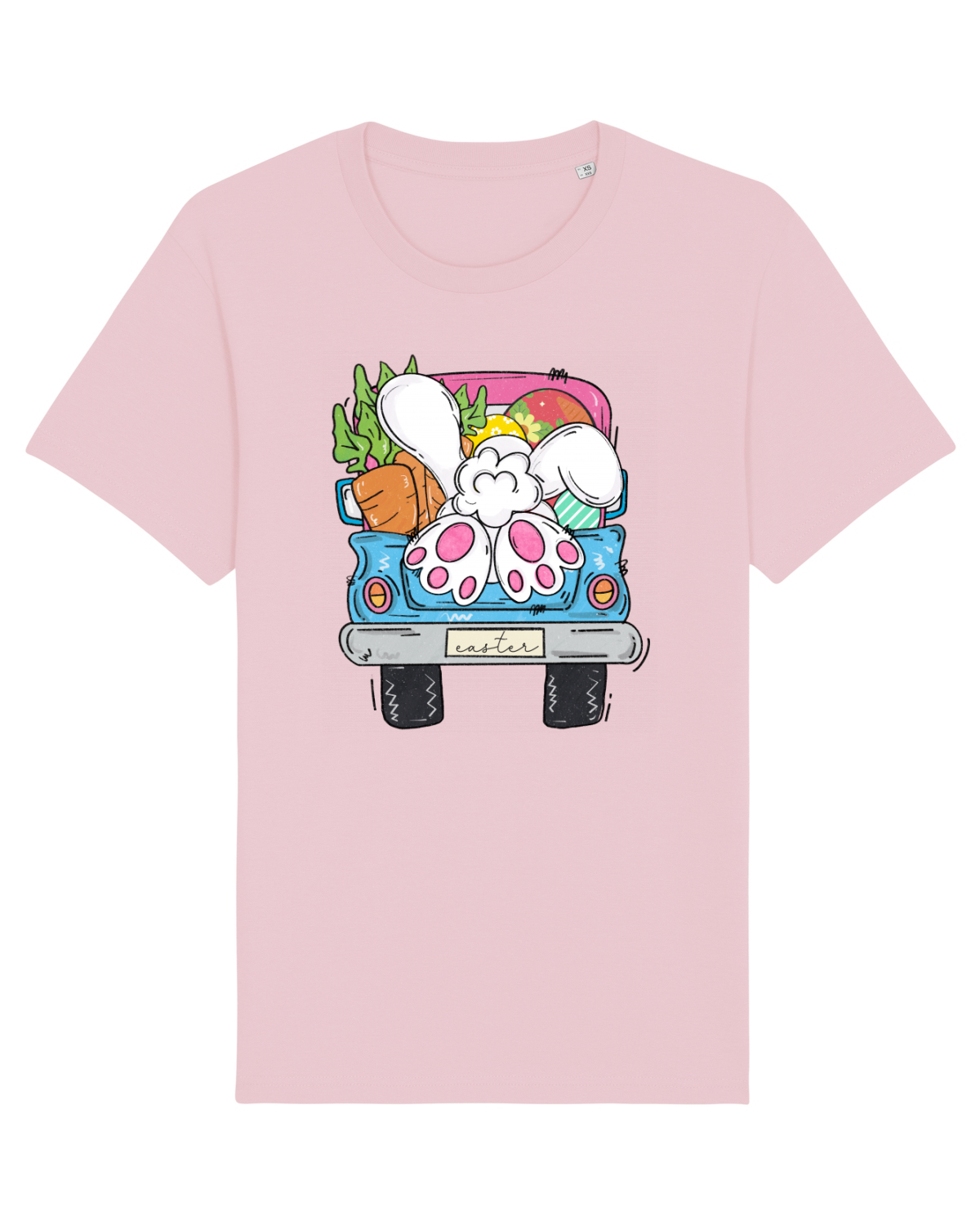 Tricou mânecă scurtă Unisex Rocker Cotton Pink
