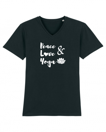 Peace Love Yoga Black