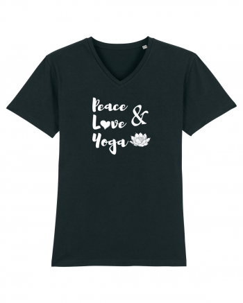 Peace Love Yoga Black