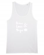 Peace Love Yoga Maiou Bărbat Runs