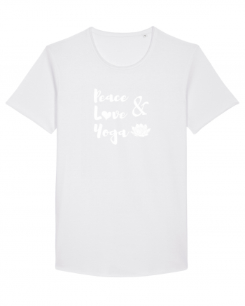 Peace Love Yoga White