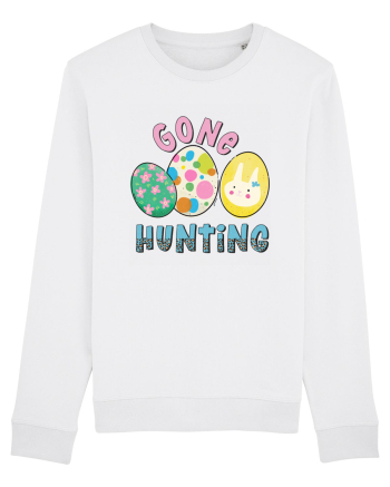 Gone Hunting Easter Eggs White