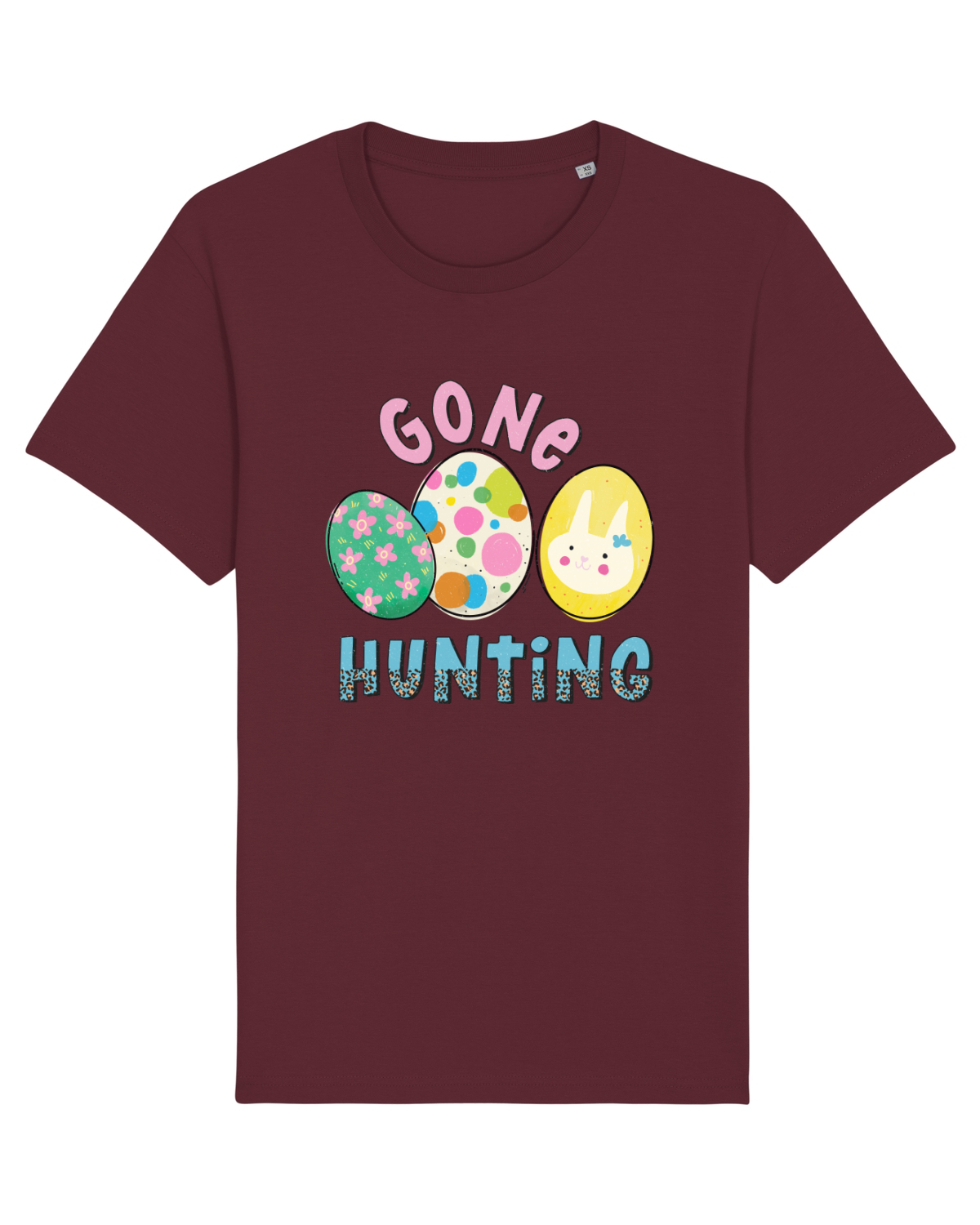 Tricou mânecă scurtă Unisex Rocker Burgundy