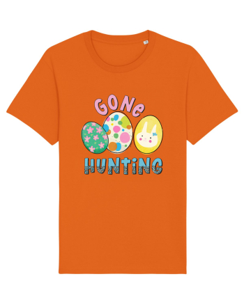 Gone Hunting Easter Eggs Bright Orange