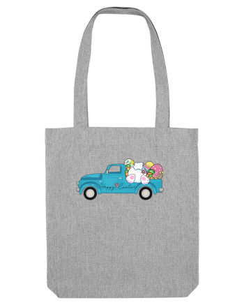 Happy Easter Truck Heather Grey