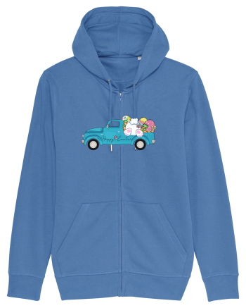 Happy Easter Truck Bright Blue