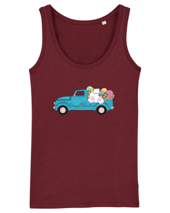 Happy Easter Truck Burgundy