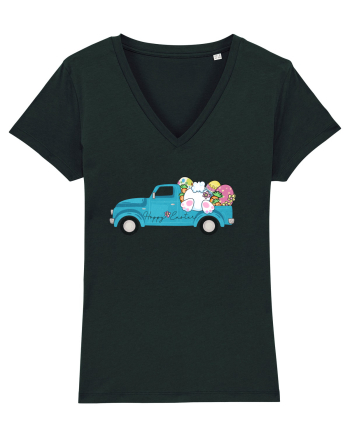 Happy Easter Truck Black