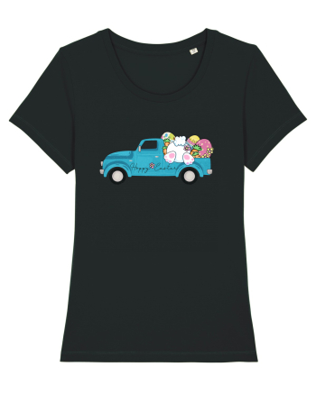Happy Easter Truck Black