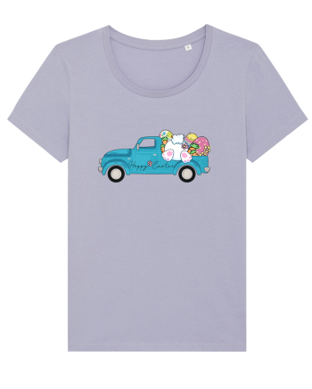Happy Easter Truck Lavender