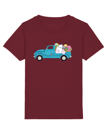 Happy Easter Truck Burgundy