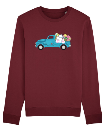 Happy Easter Truck Burgundy