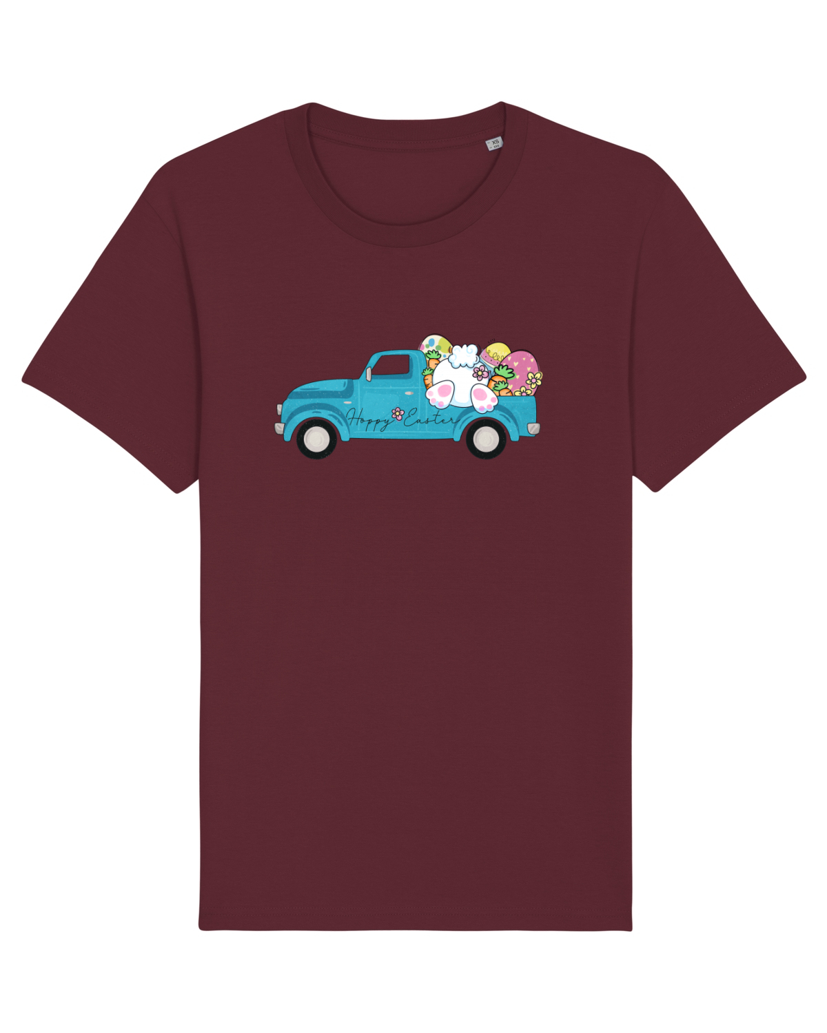 Tricou mânecă scurtă Unisex Rocker Burgundy