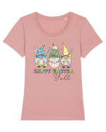 Happy Easter Y'all Tricou mânecă scurtă guler larg fitted Damă Expresser