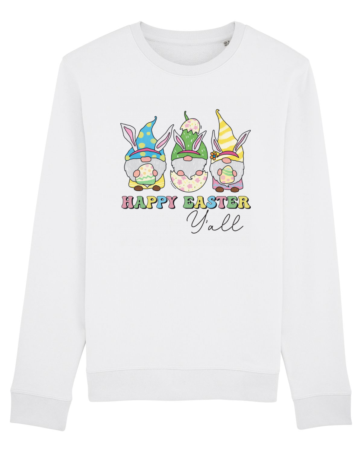 Bluză mânecă lungă Unisex Rise White