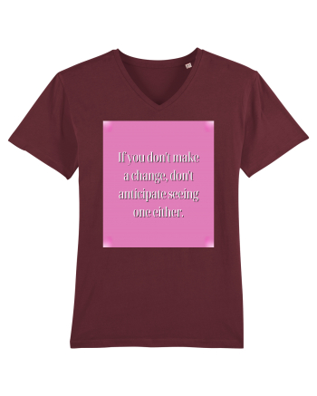 I f you don t make a change, don t anticipate seeing one either Burgundy
