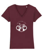 4 life Tricou mânecă scurtă guler V Damă Evoker