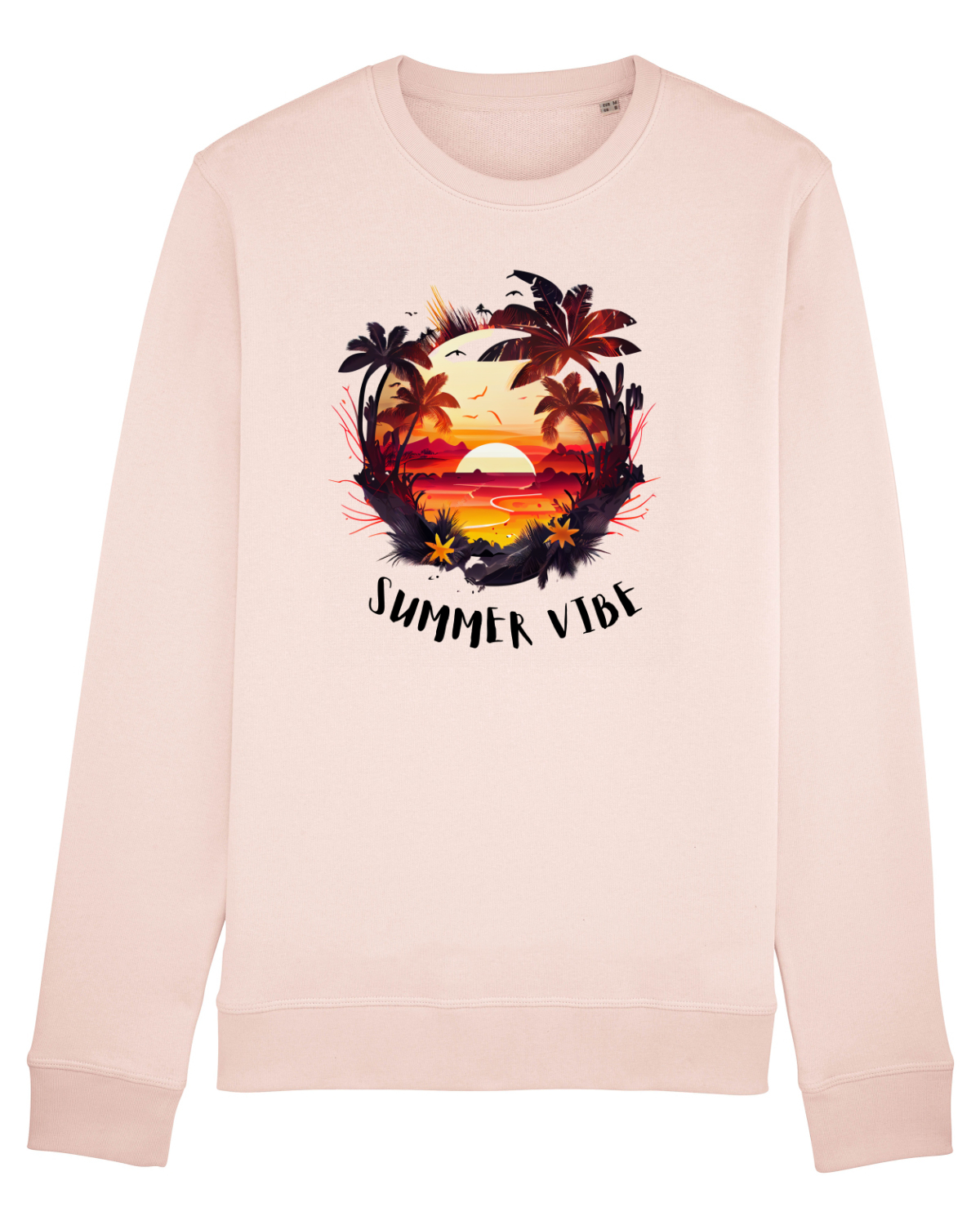 Bluză mânecă lungă Unisex Rise Candy Pink