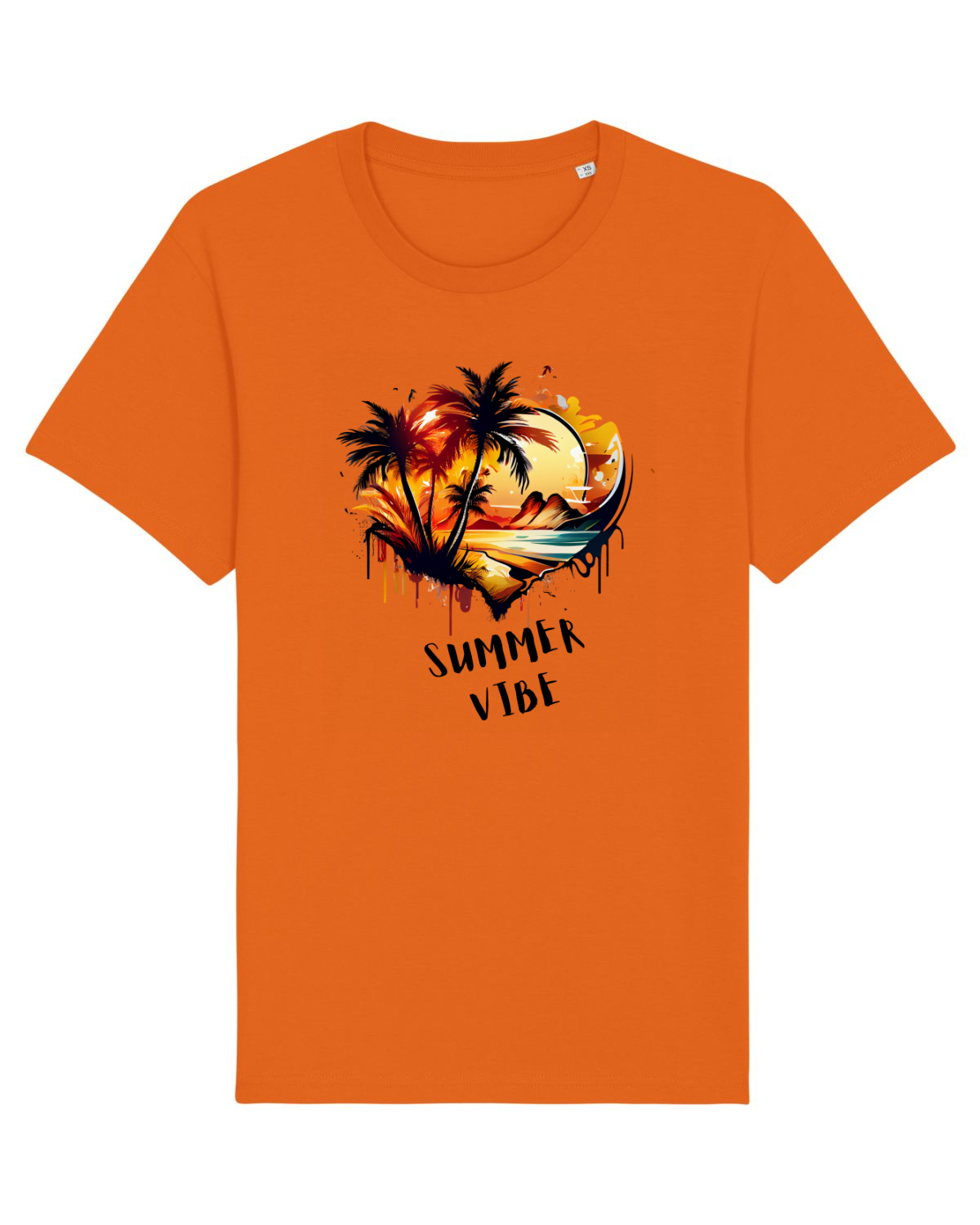 Tricou mânecă scurtă Unisex Rocker Bright Orange