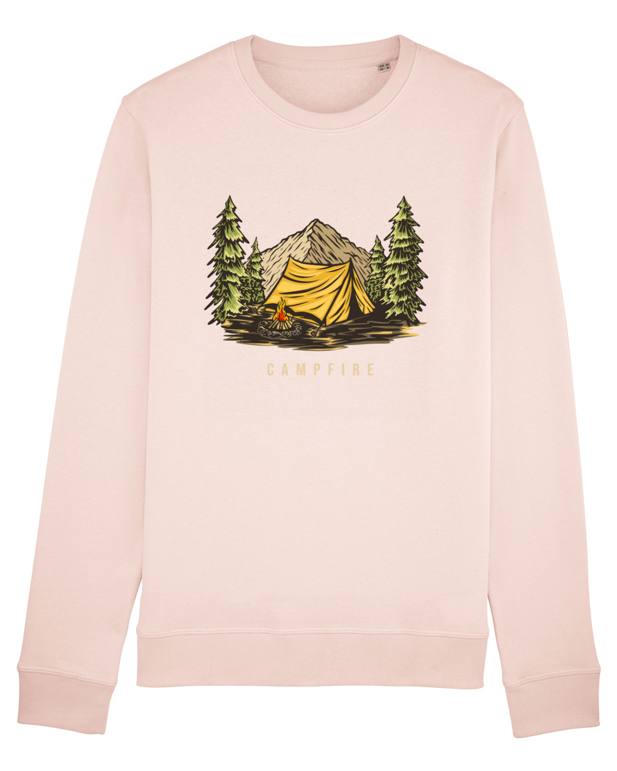 Bluză mânecă lungă Unisex Rise Candy Pink