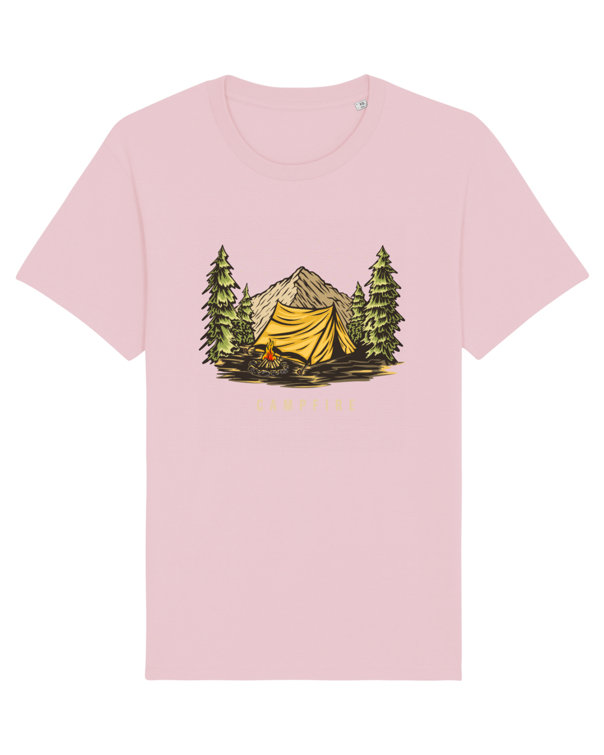 Tricou mânecă scurtă Unisex Rocker Cotton Pink