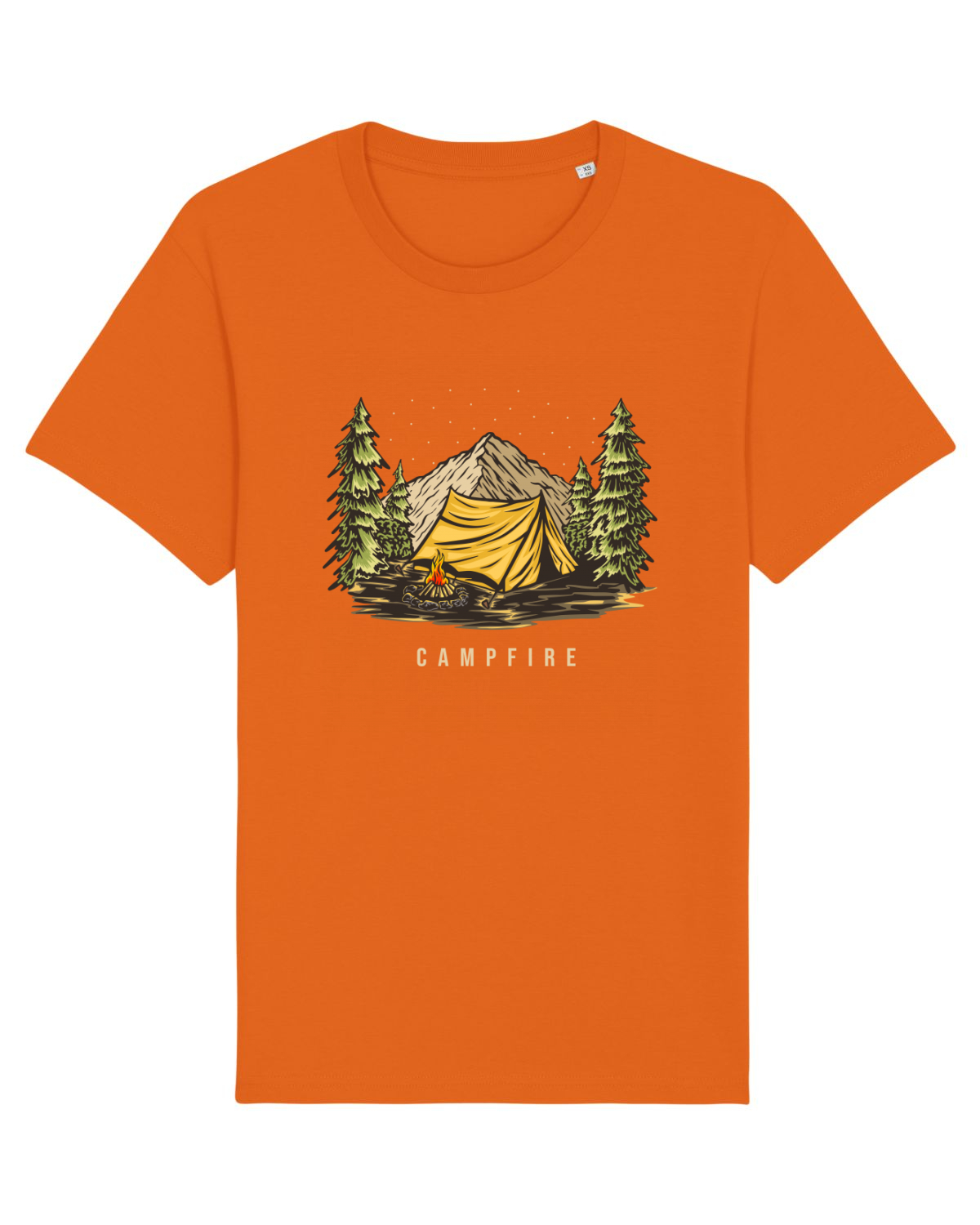 Tricou mânecă scurtă Unisex Rocker Bright Orange