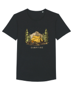 Campfire Tricou mânecă scurtă guler larg Bărbat Skater