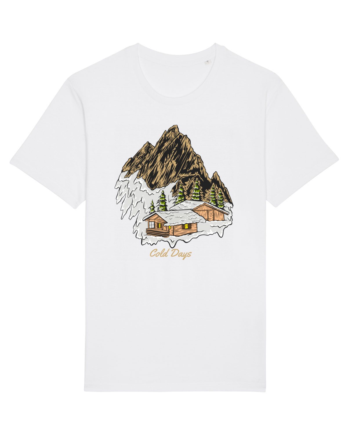 Tricou mânecă scurtă Unisex Rocker White