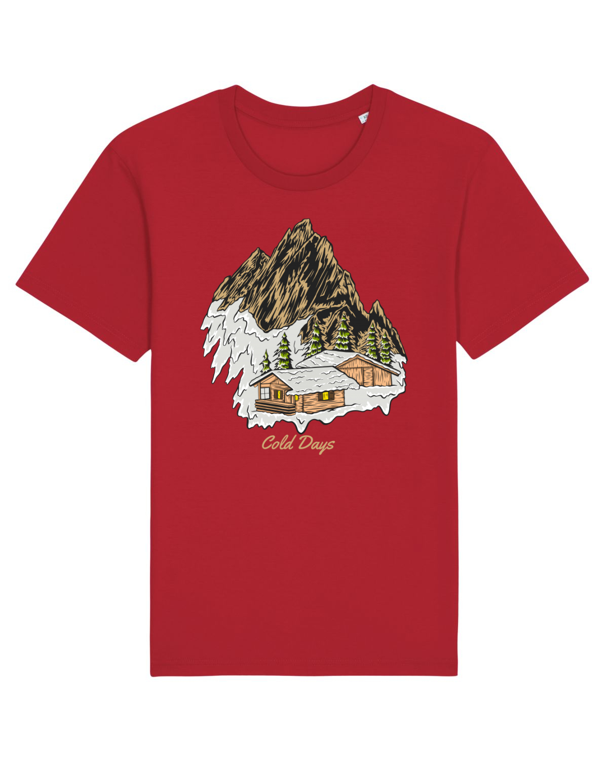 Tricou mânecă scurtă Unisex Rocker Red