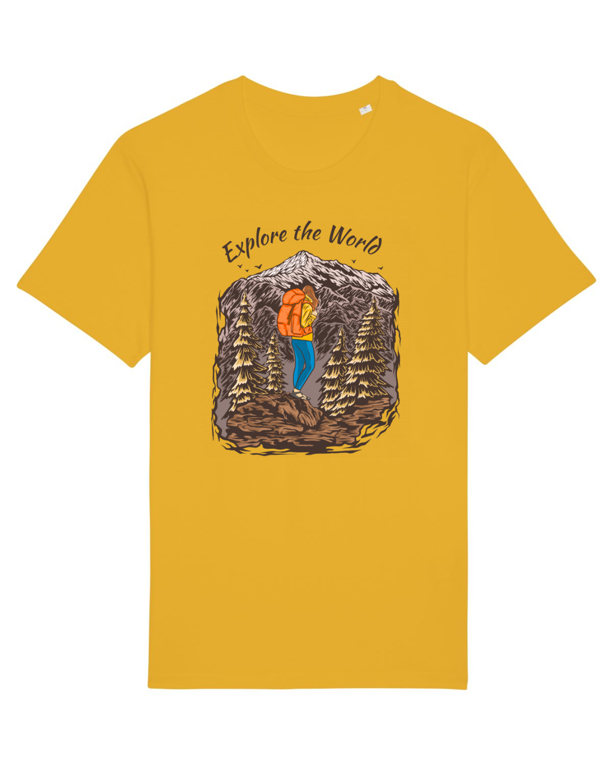 Tricou mânecă scurtă Unisex Rocker Spectra Yellow