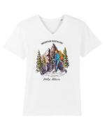 Mountain Adventure Hike More Tricou mânecă scurtă guler V Bărbat Presenter